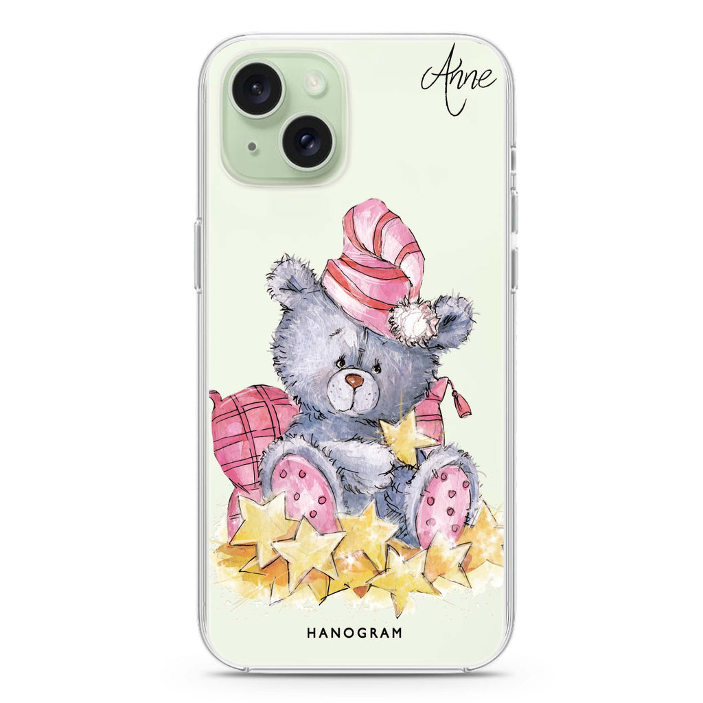 Star Bear iPhone 15 plus 水晶透明保護殼
