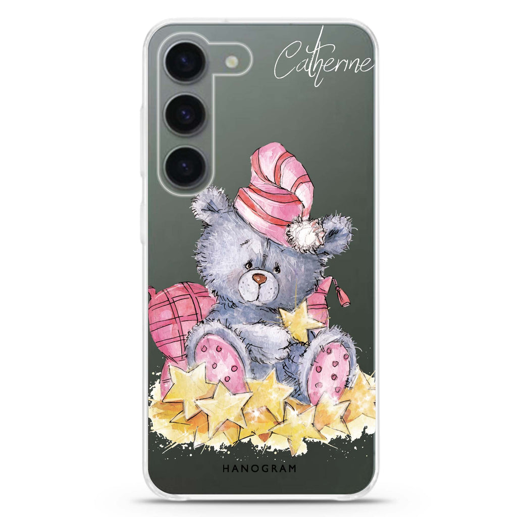 Star Bear Samsung Galaxy 水晶透明保護殼
