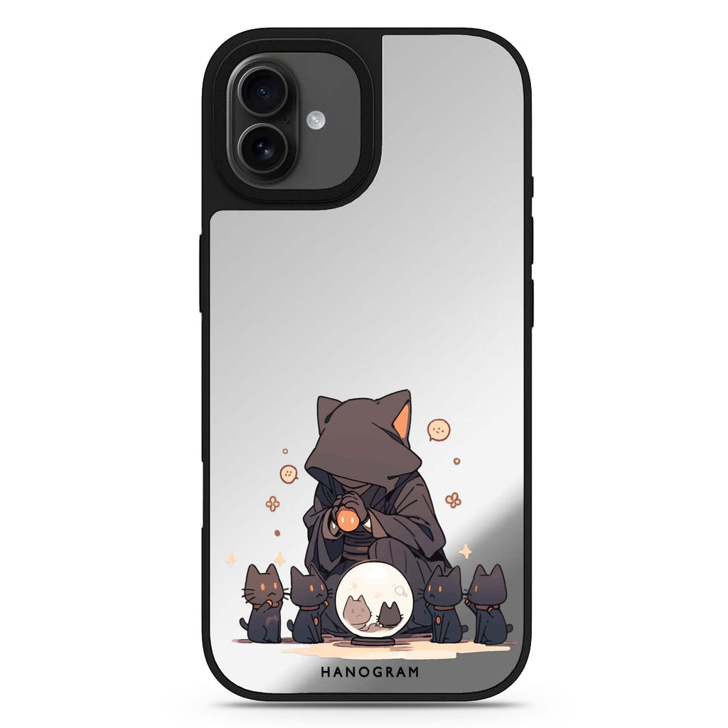Seer Cat Charm iPhone 17 貓咪鏡面手機殼 主圖設計