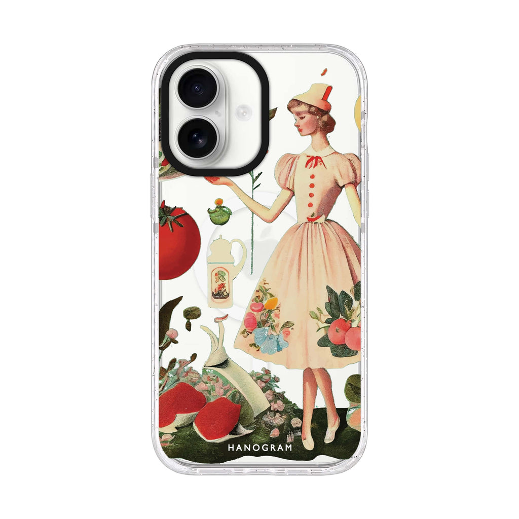 Noble girl iPhone 17 水晶透明保護殼正面展示