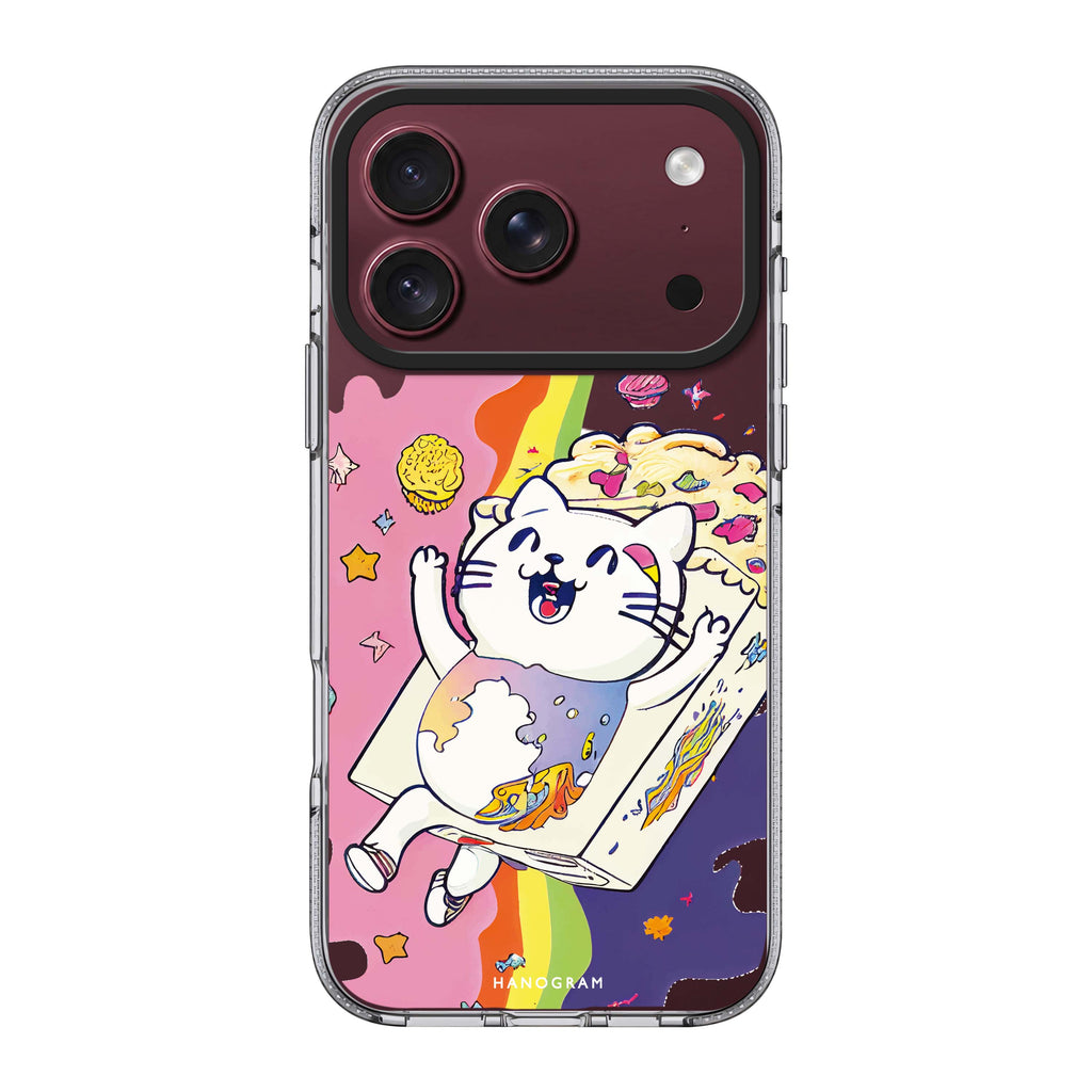 Rainbow Cat 水晶透明保護殼