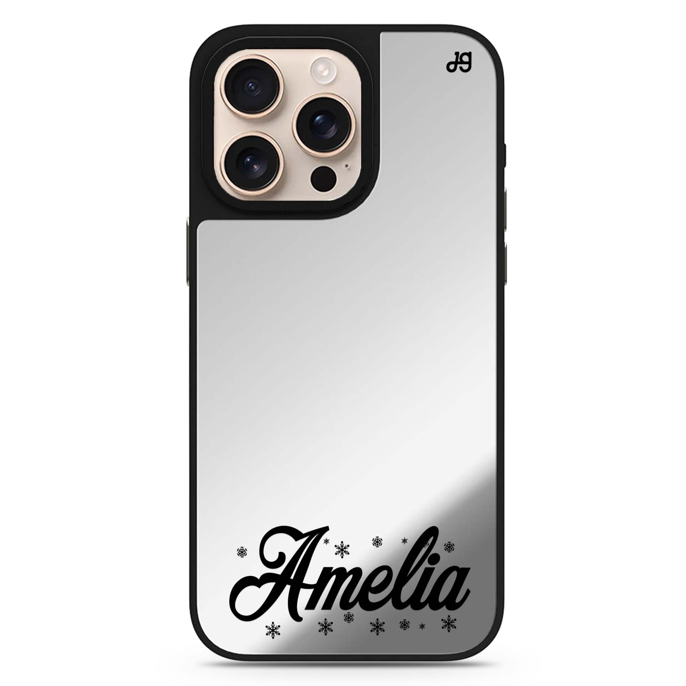 Flamingo & Flower iPhone 15 Pro Max Magsafe 兼容水晶透明保護殼