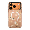 Faceflower iPhone 17 Pro Max MagSafe 水晶透明保護殼 花卉圖案設計 可自訂名字及字色 圖1