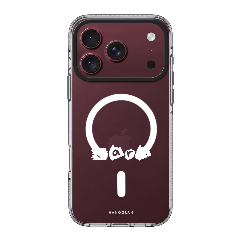 Sticker Custom Name 水晶透明保護殼