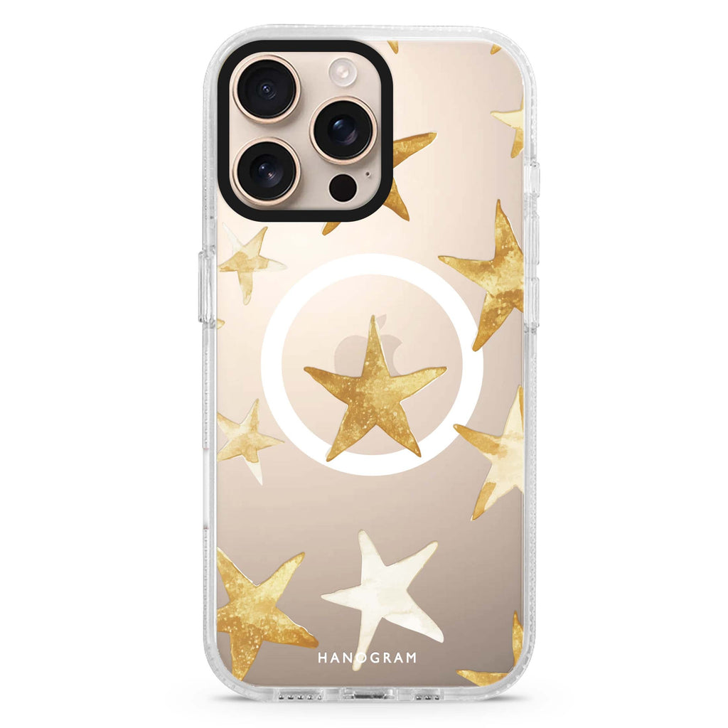 Starlit Whisper Magsafe 兼容水晶透明保護殼