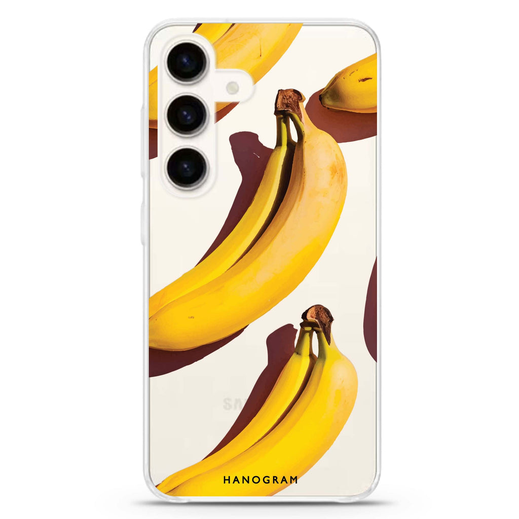 Endless Yellow Samsung Galaxy S26/S25/S24 水晶透明保護殼正面展示