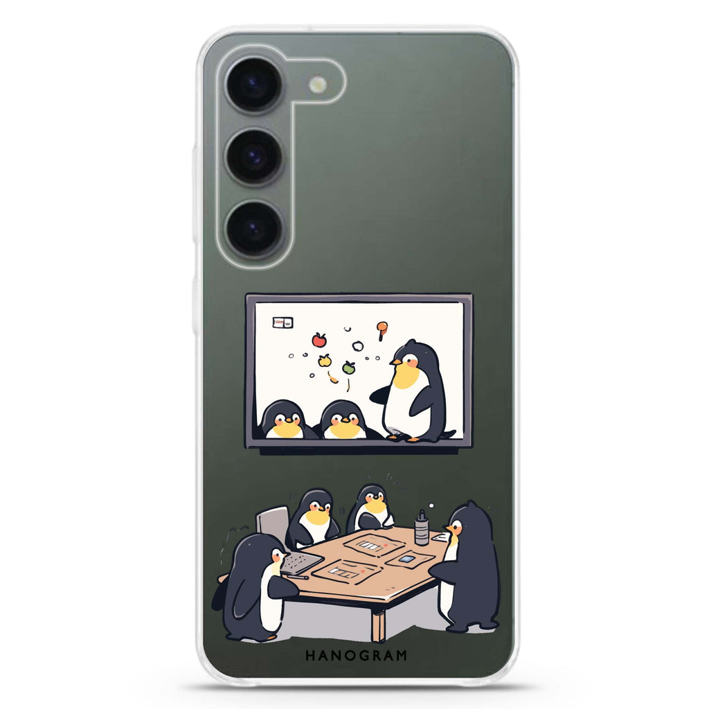 Penguin Presentation Samsung Galaxy 水晶透明保護殼