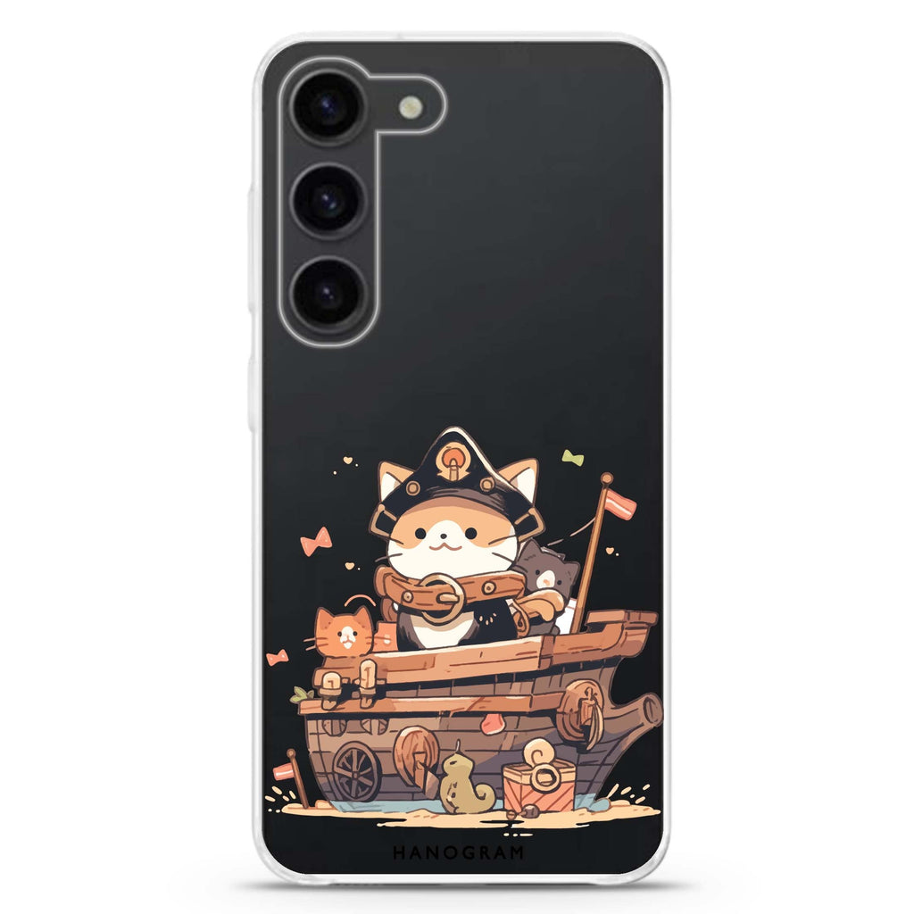 Buccaneer Kitty Samsung Galaxy 水晶透明保護殼