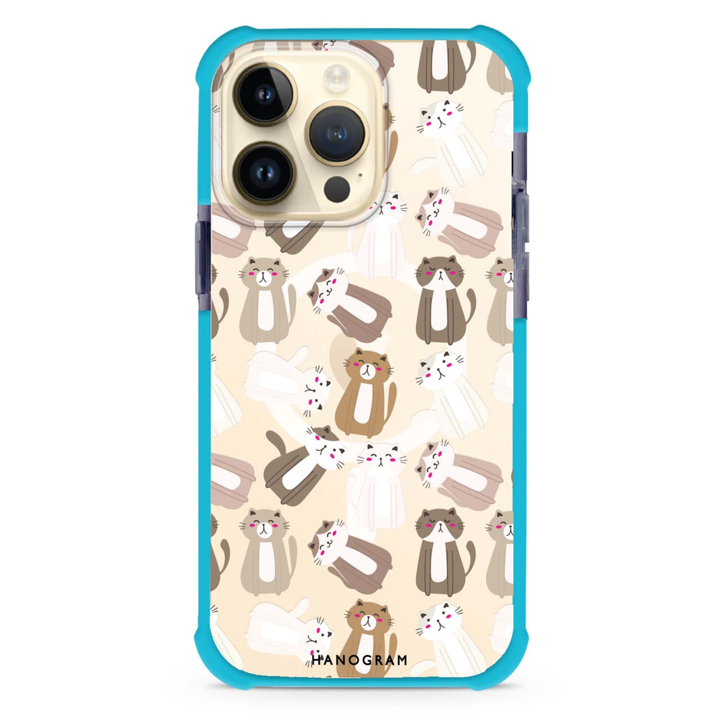 PurrPattern Perfection iPhone Magsafe 兼容超強防摔保護殼