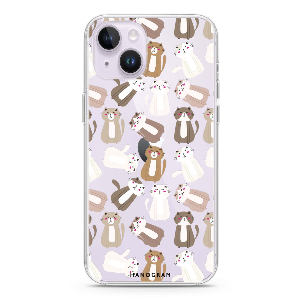 PurrPattern Perfection iPhone 14 水晶透明保護殼