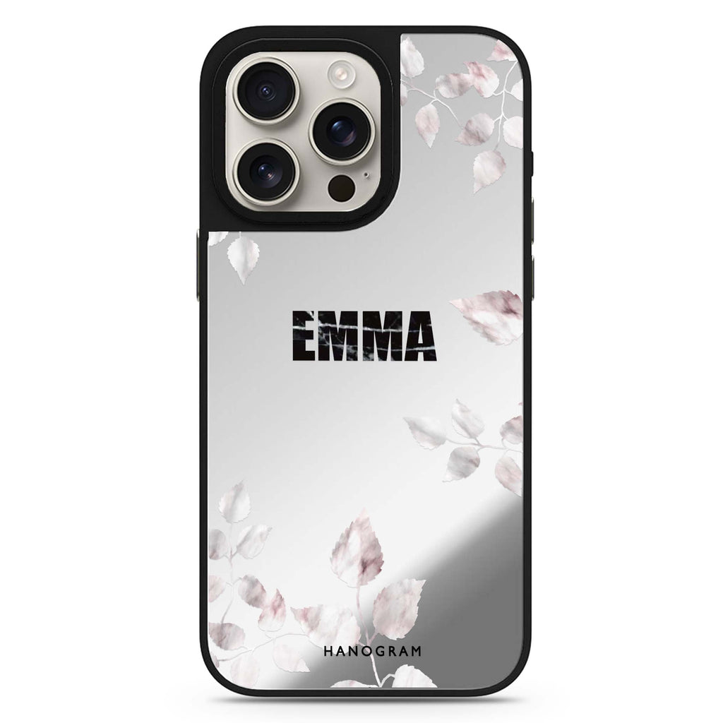 Life Simple Floral 鏡面手機殼