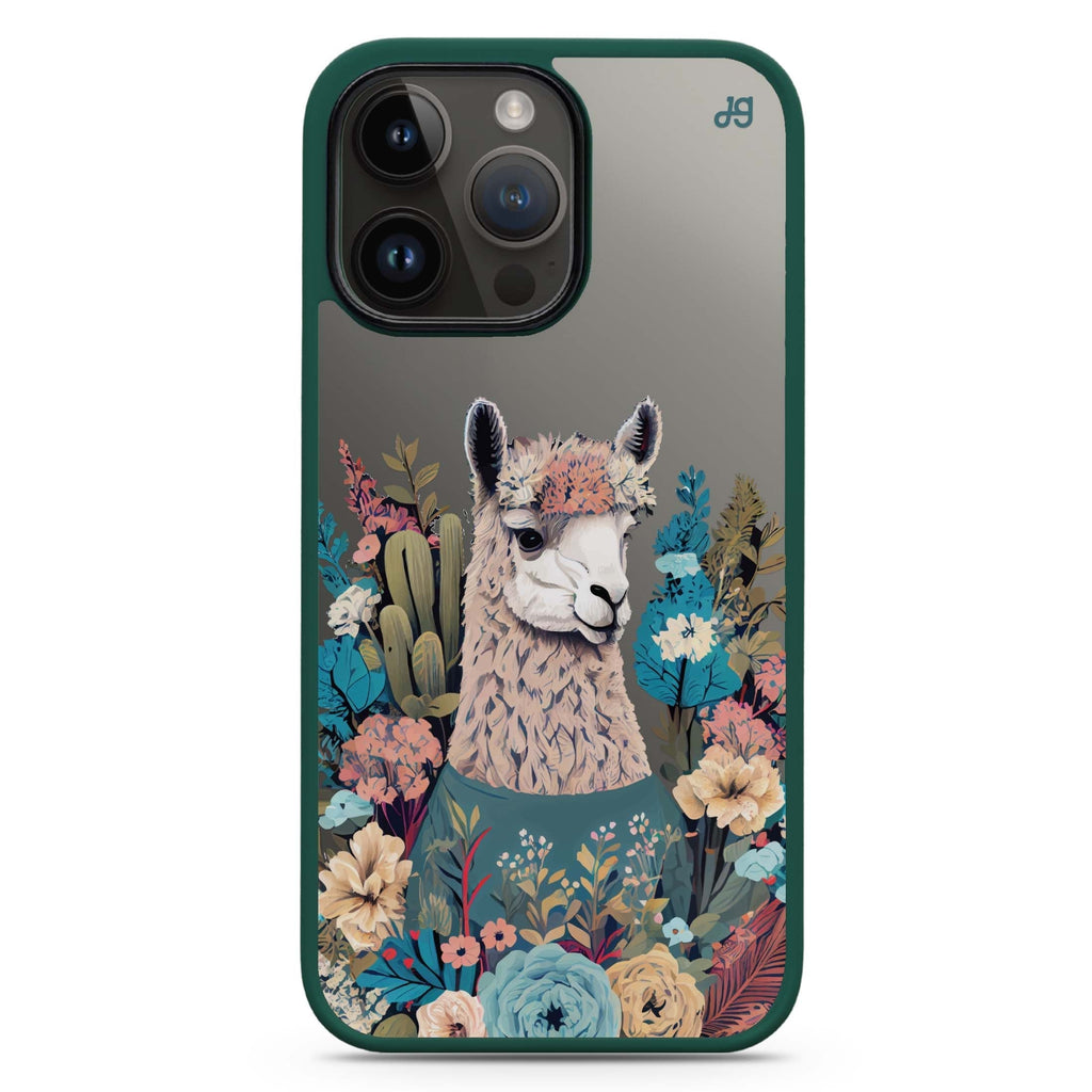 Lama in the garden 防衝擊保護殼
