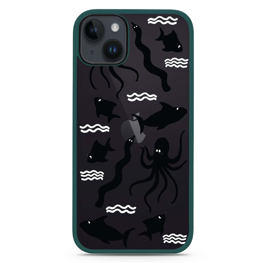 Water, Ocean and Sea Animals iPhone 15 Plus 防衝擊保護殼