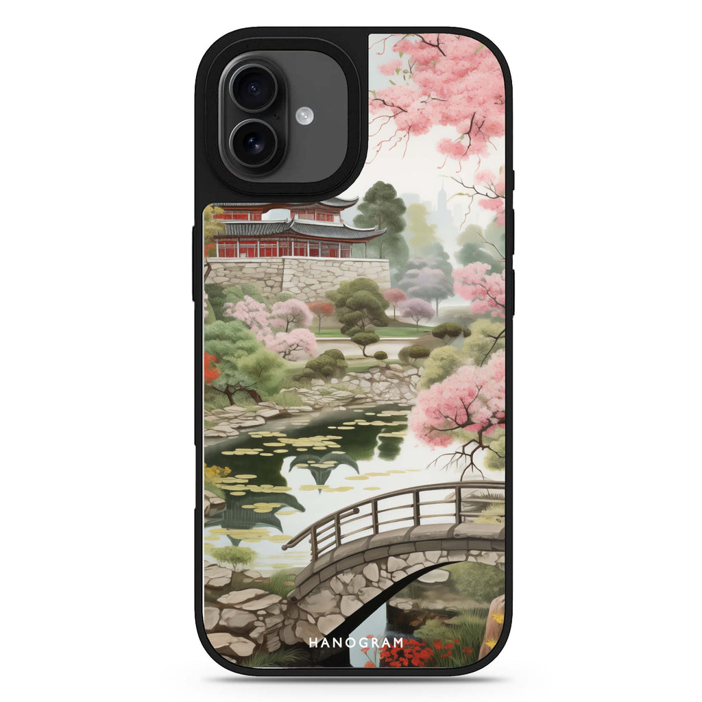 Pagoda Serenity iPhone 17 鏡面手機殼 主圖設計