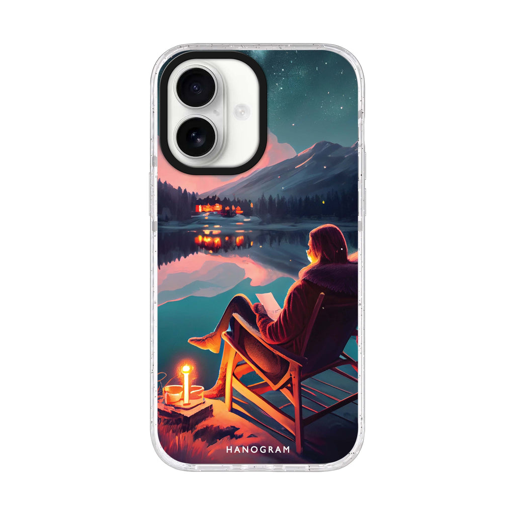 A Beautiful Night iPhone 17 水晶透明保護殼正面展示