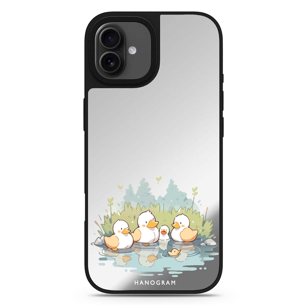 River Duck Delight iPhone 17 鏡面手機殼 主圖設計