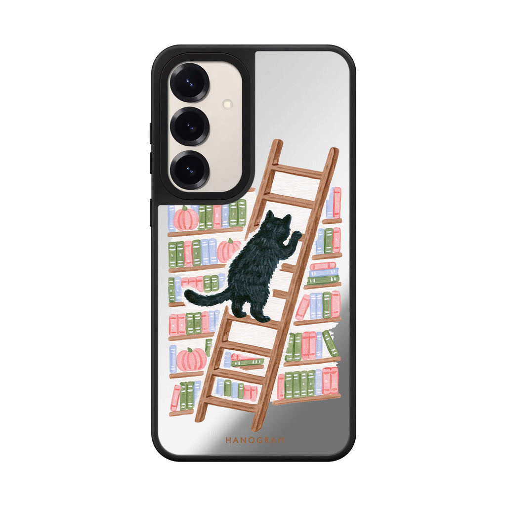 The Library Ladder Cat 鏡面手機殼