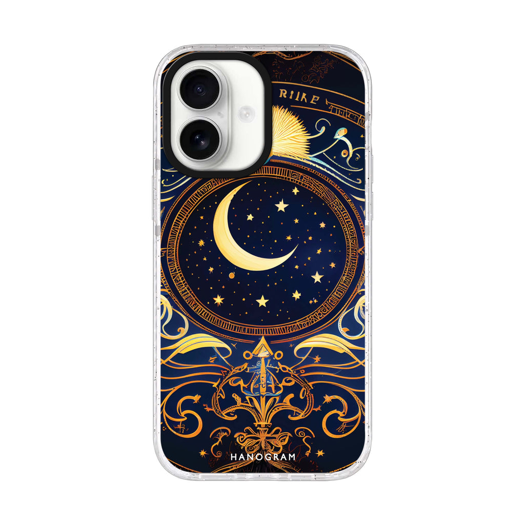 Magic Moon iPhone 17 水晶透明保護殼正面展示