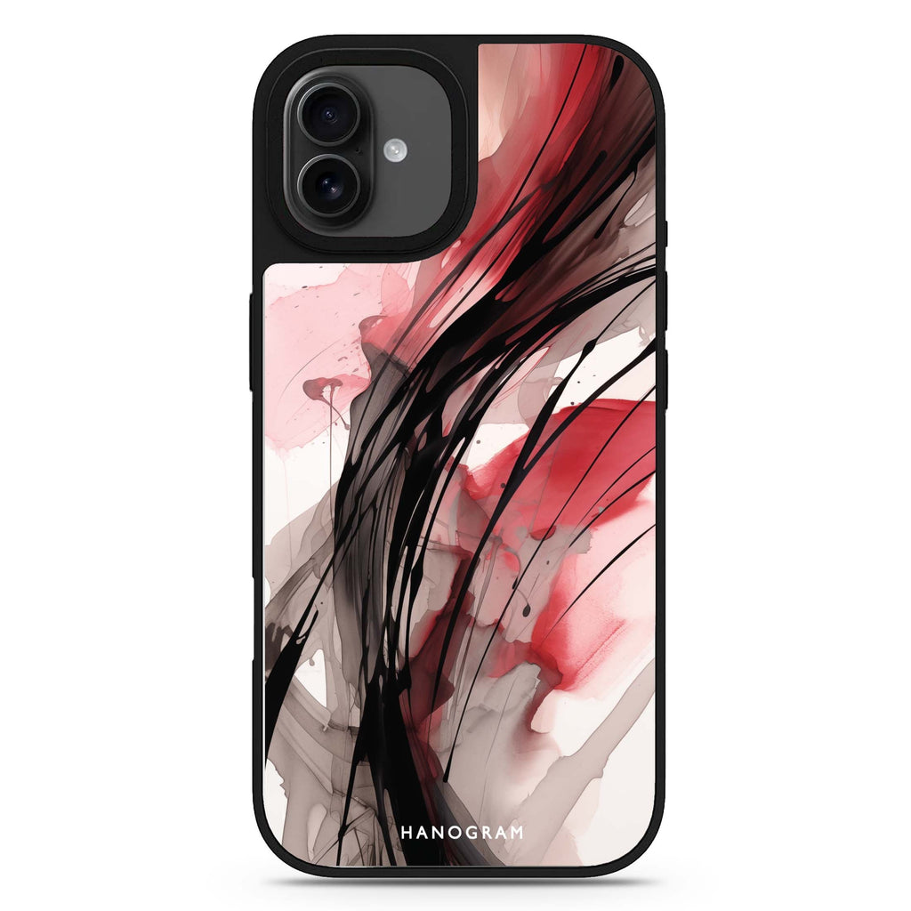 Artisan Strokes iPhone 17 抽象藝術鏡面手機殼 主圖設計