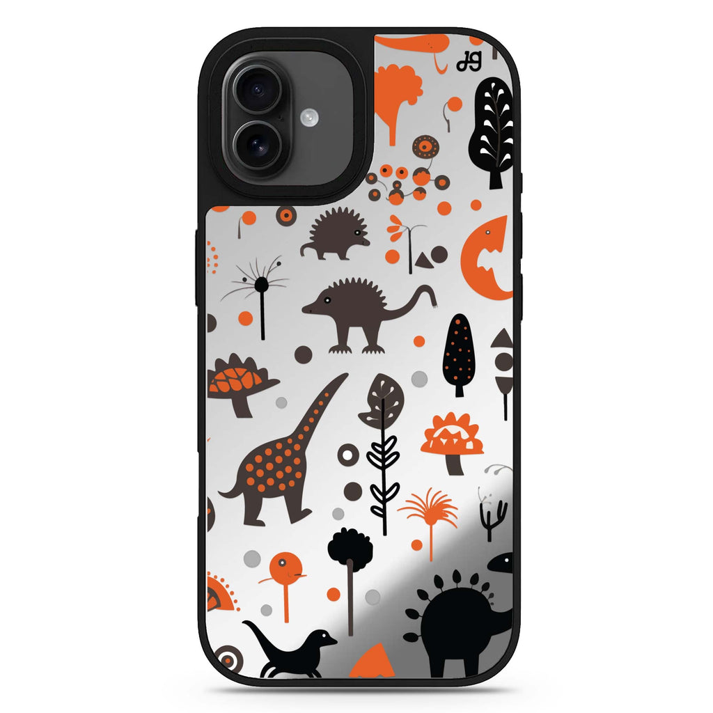 Jurassic Joy iPhone 17 鏡面手機殼 主圖設計