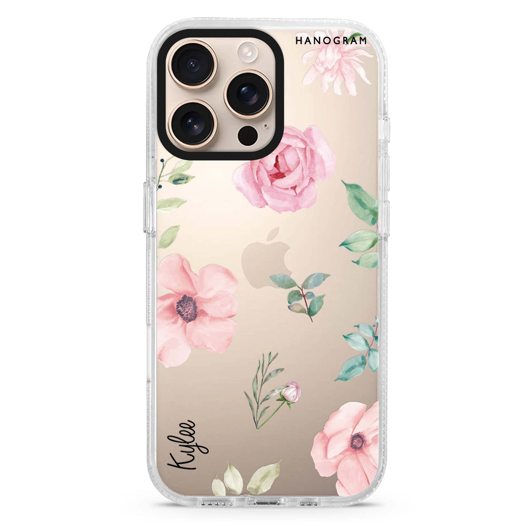 Rose Flower iPhone 16 Pro & 16 Pro Max Case - Personalized and Stylish Protection
