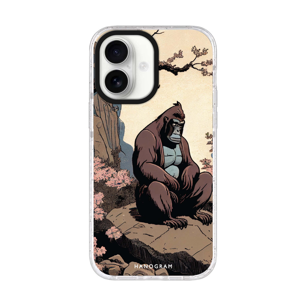 Gorilla life iPhone 17 水晶透明保護殼正面展示