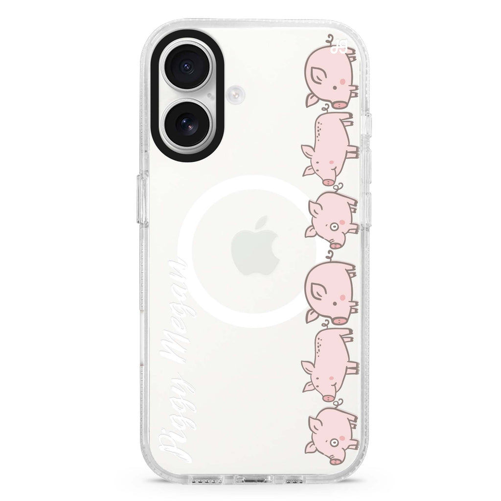 Piggy Corps Magsafe 兼容水晶透明保護殼