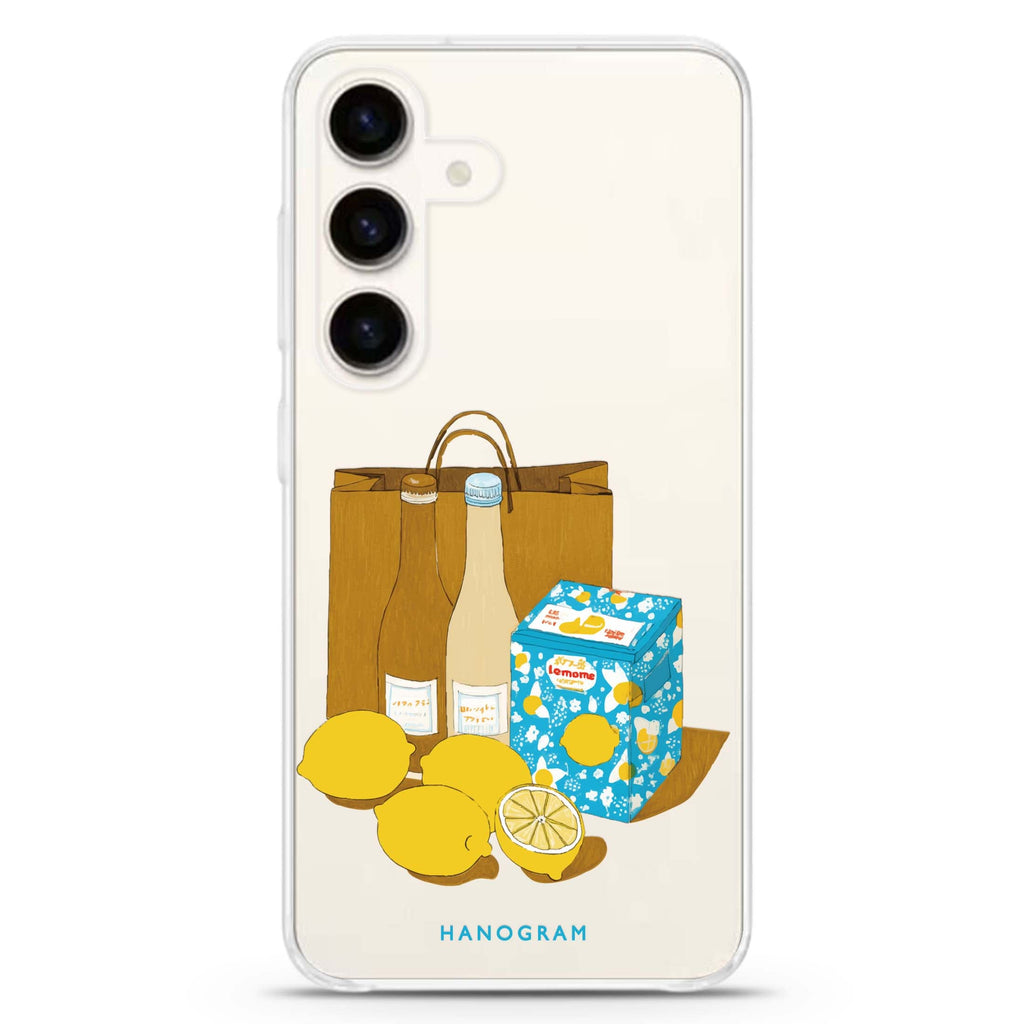 Lemon Market Samsung Galaxy S26/S25/S24 水晶透明保護殼正面展示