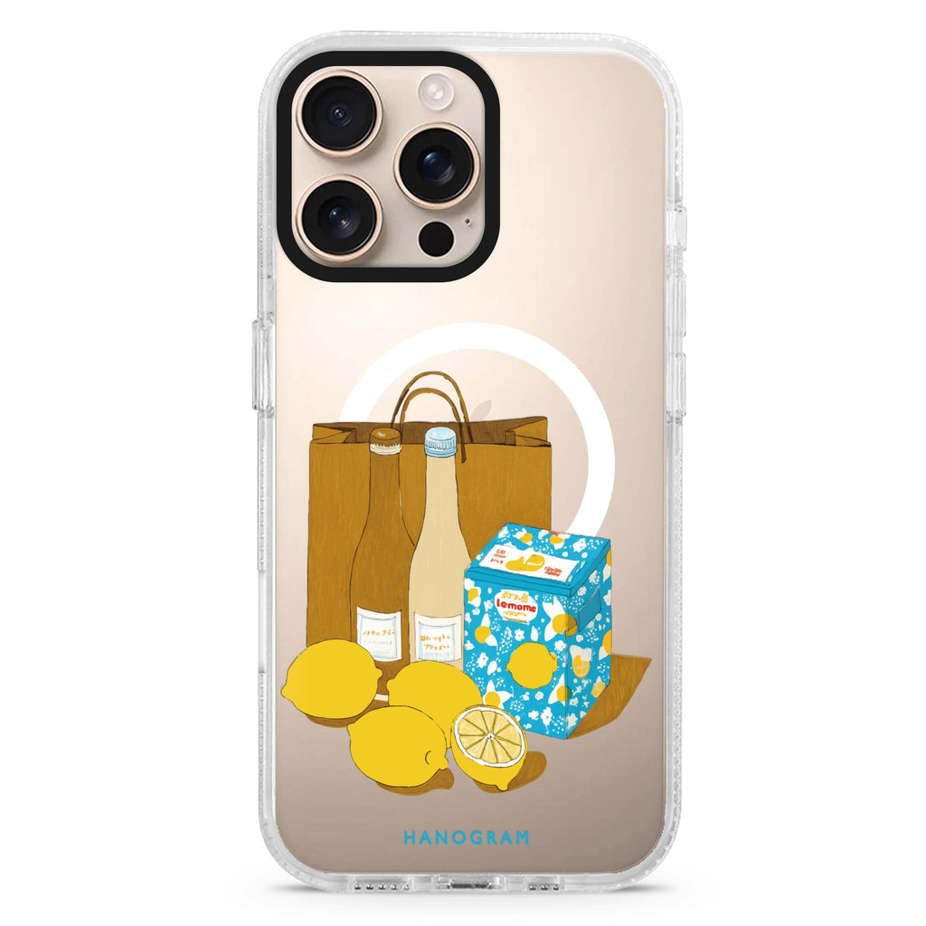 Lemon Market Magsafe 兼容水晶透明保護殼
