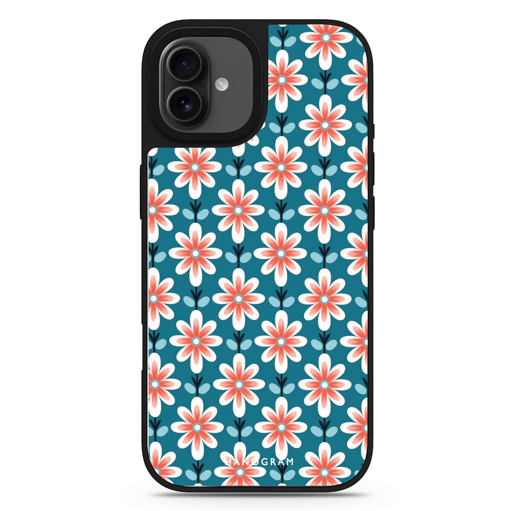 Infinite Petals iPhone 17 花卉鏡面手機殼 主圖設計