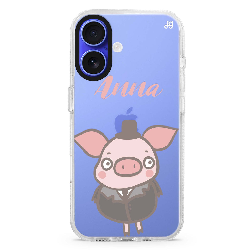Funny Piggy 水晶透明保護殼
