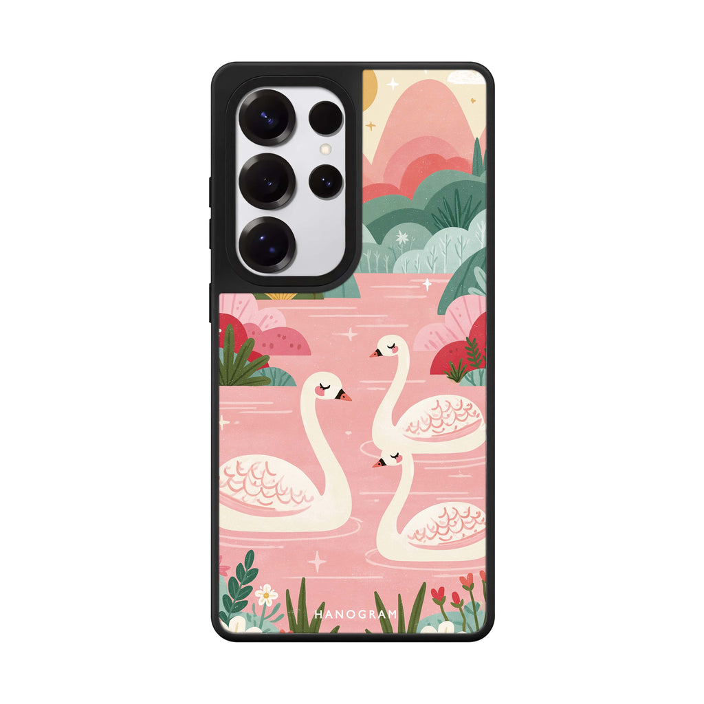 Rosewater Swan Kingdom Samsung Galaxy 鏡面手機殼