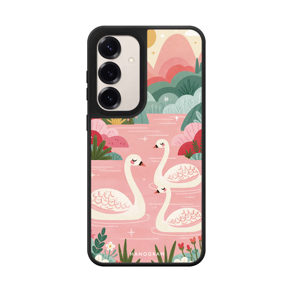 Rosewater Swan Kingdom 鏡面手機殼