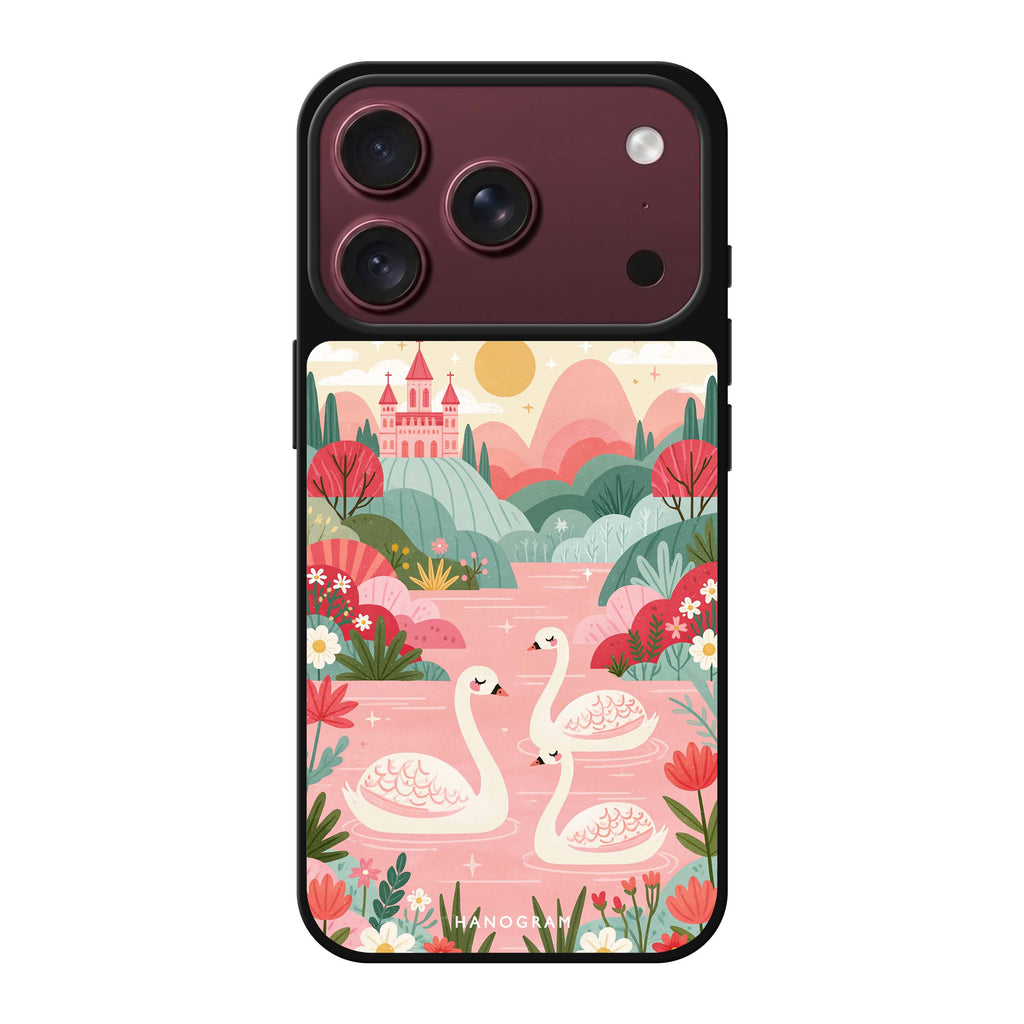Rosewater Swan Kingdom 鏡面手機殼