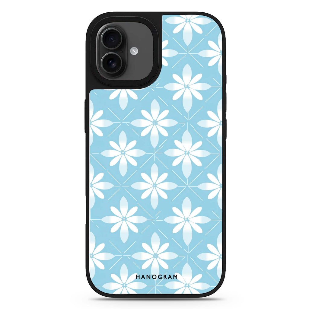 Floral Fusion iPhone 17 花卉鏡面手機殼 主圖設計