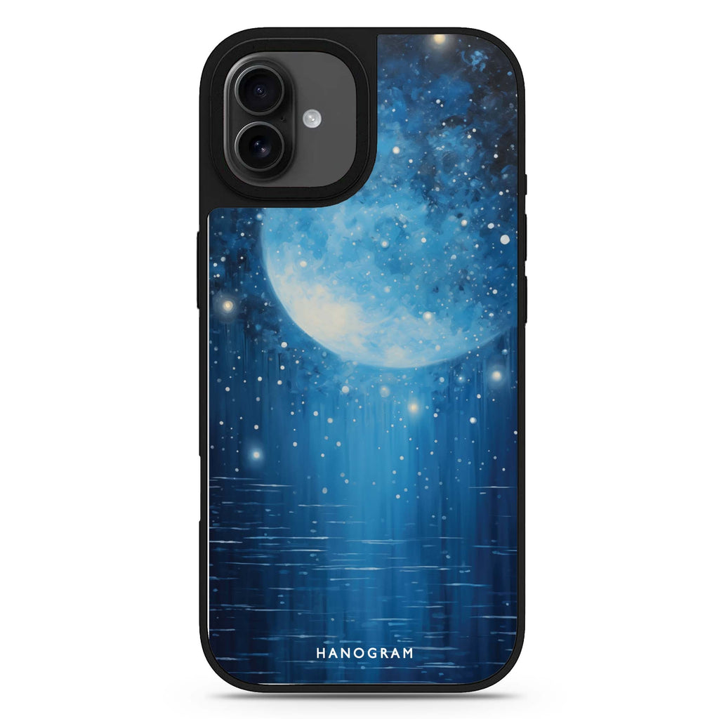 Midnight Crescent iPhone 17 鏡面手機殼 主圖設計