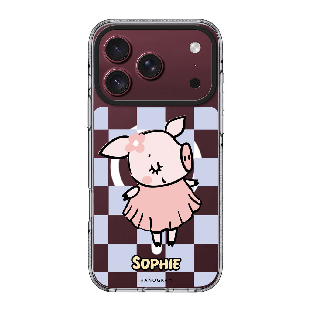 Pretty Pig 水晶透明保護殼