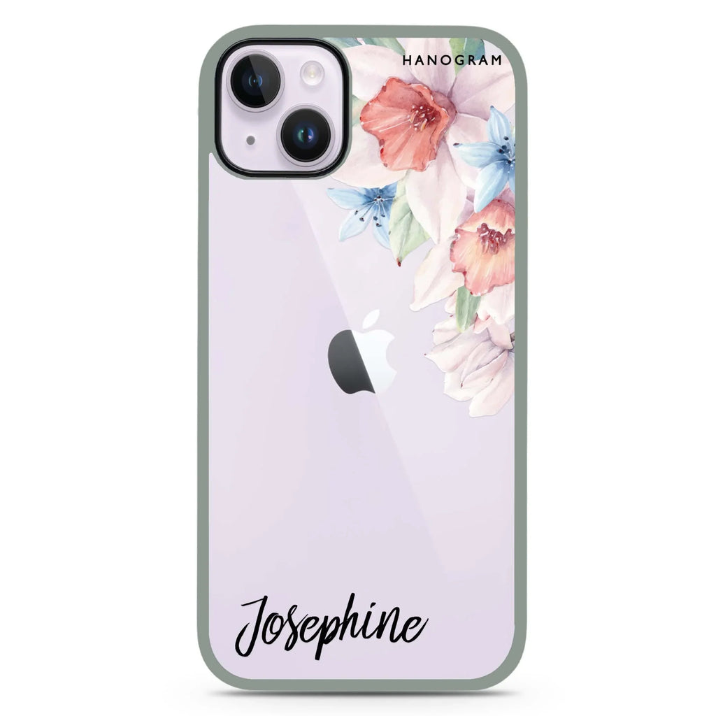 Glamour Floral iPhone 15 Plus 防衝擊保護殼