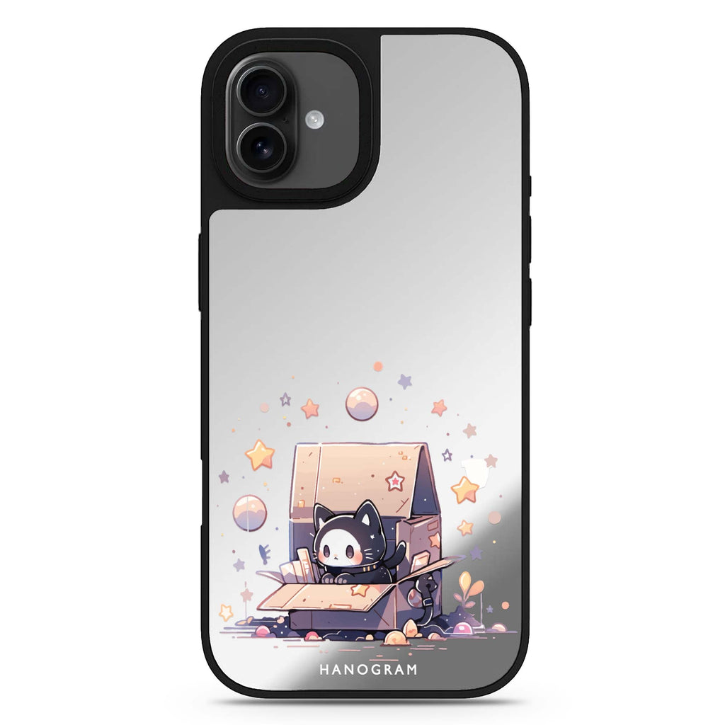 Starship Cat Pod iPhone 17 貓咪鏡面手機殼 主圖設計