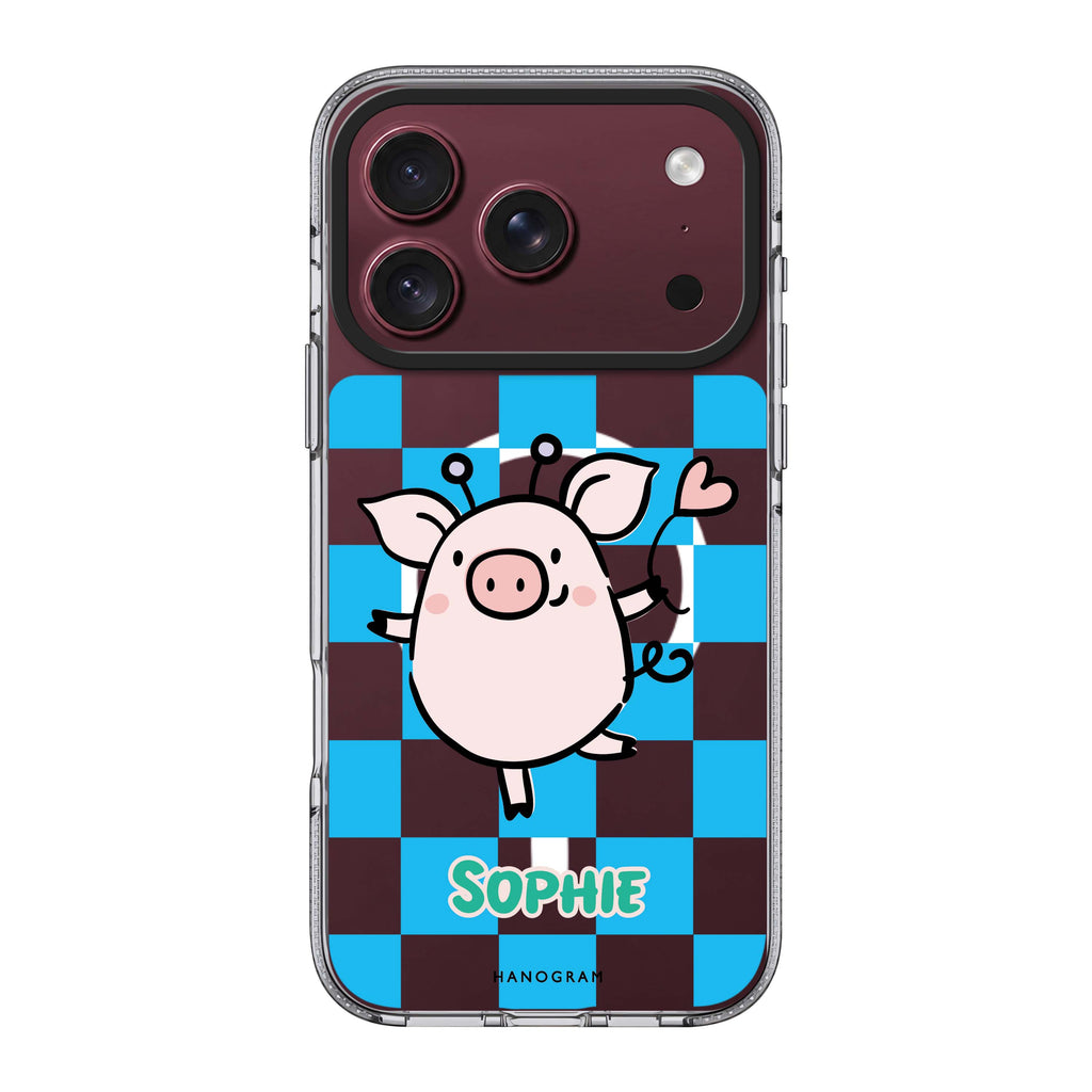 Happy Pig 水晶透明保護殼
