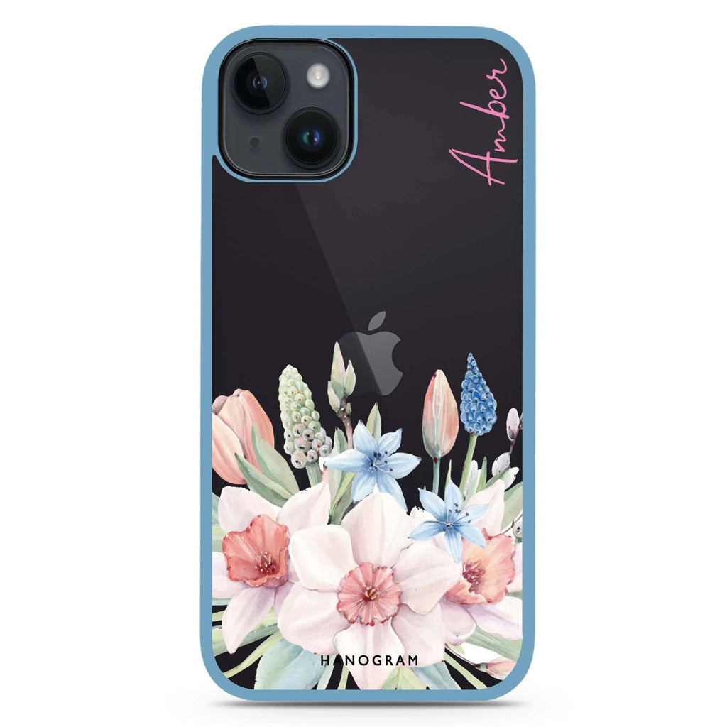 My Glamour Floral iPhone 15 Plus 防衝擊保護殼