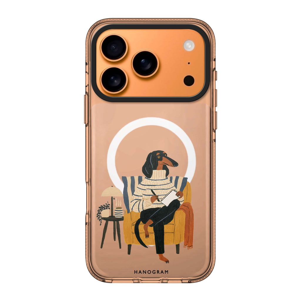 The Dachshund's Journal 水晶透明保護殼