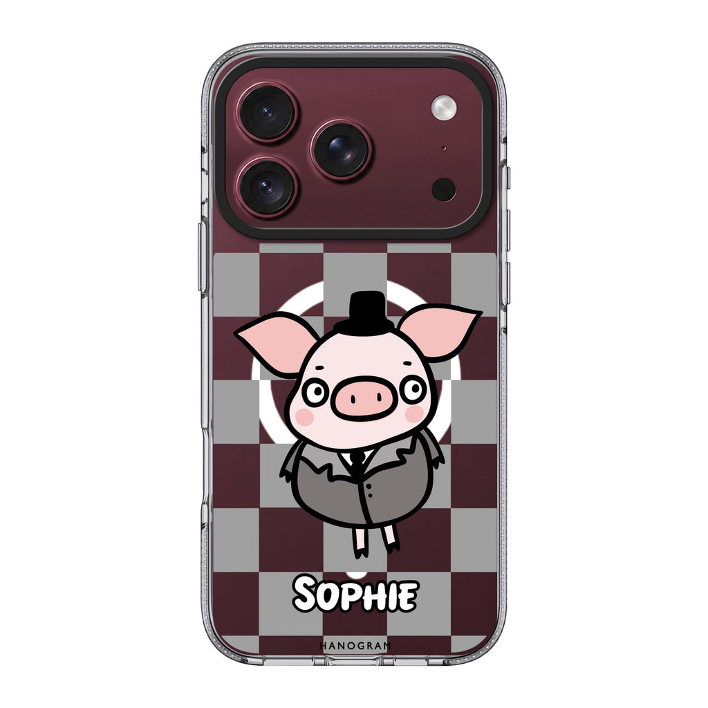 Handsome Pig 水晶透明保護殼