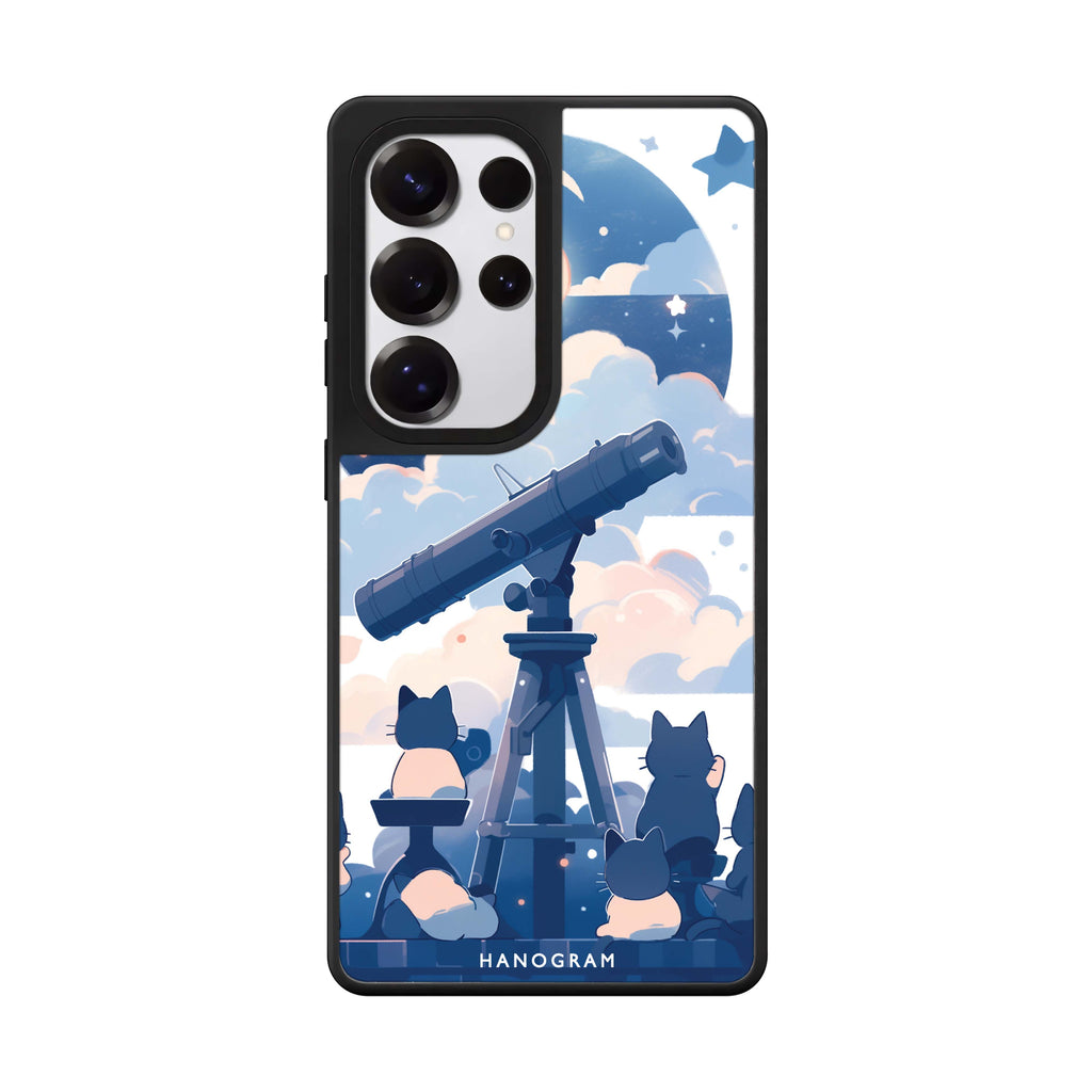 StarGaze Kitty 鏡面手機殼
