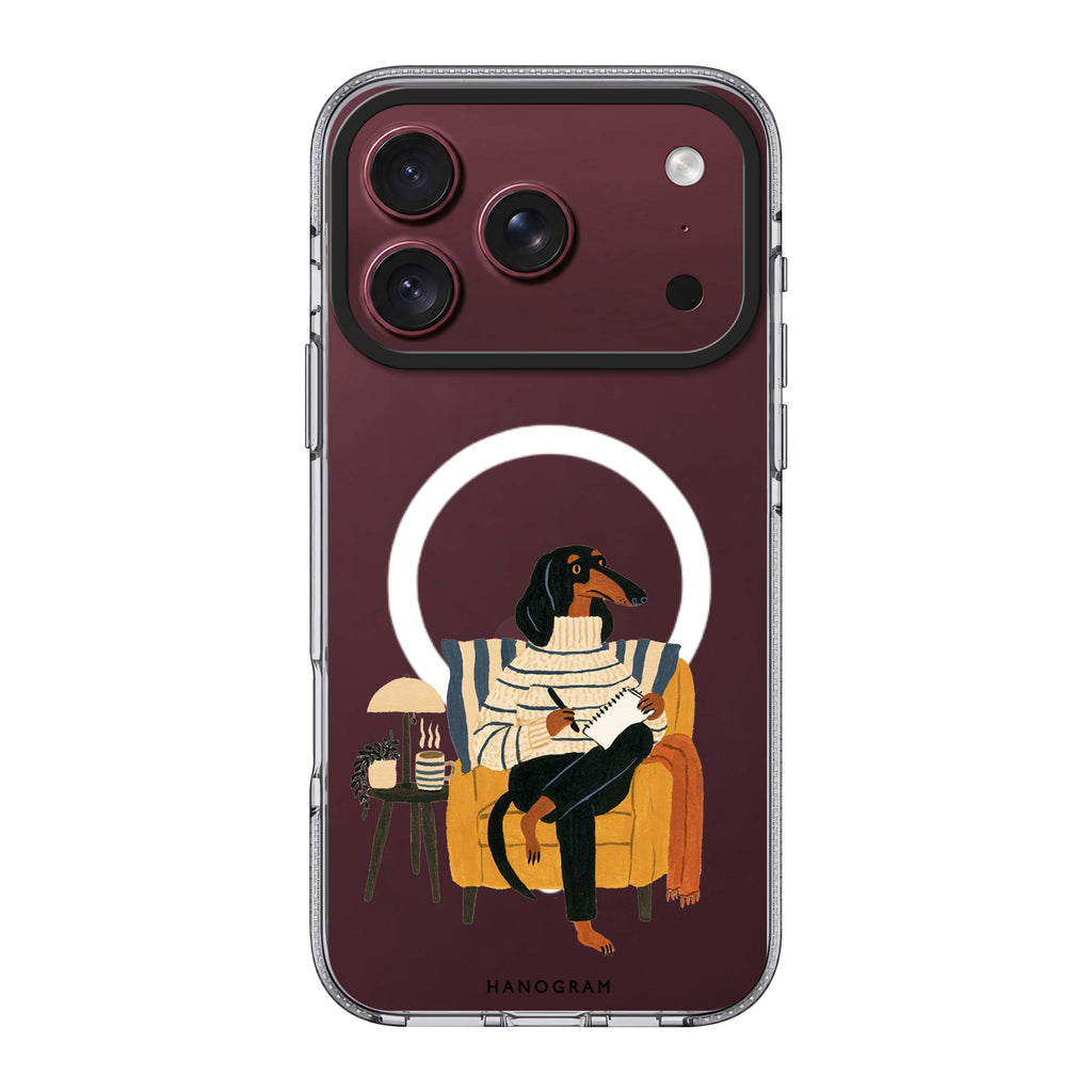 The Dachshund's Journal 水晶透明保護殼