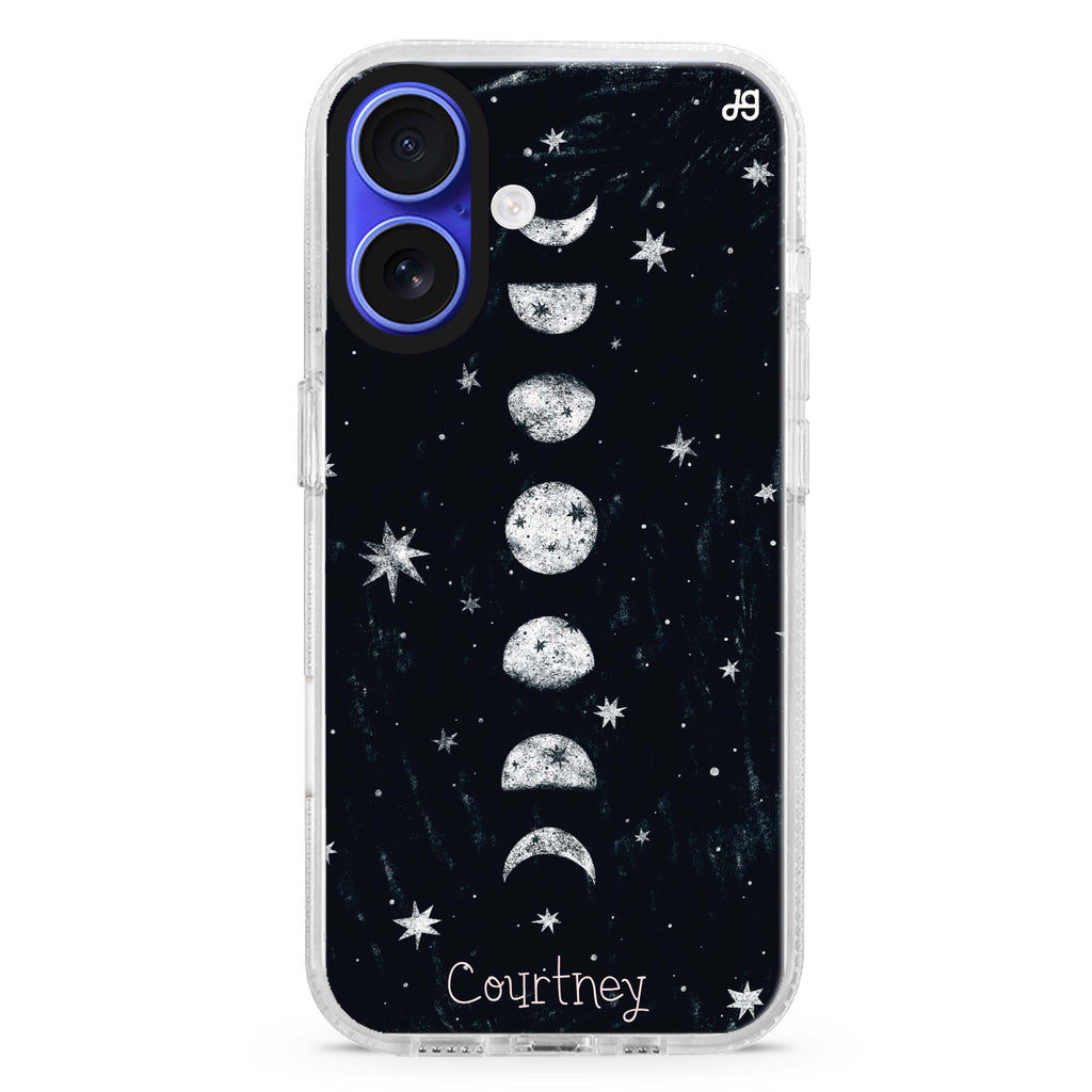 Phases of the moon 水晶透明保護殼