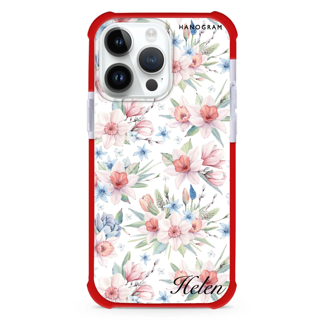 Glamour Floral World iPhone Magsafe 兼容超強防摔保護殼