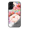 Reflective iPhone 16 Mirror Case –Awakening Watercolor Flowers Design