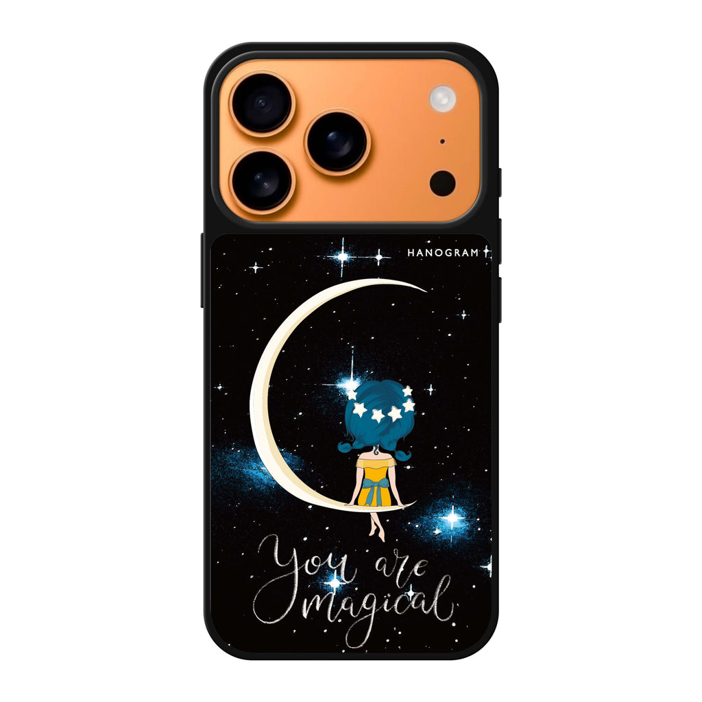 You are magical 文字 iPhone 17 Pro Max 鏡面手機殼主圖