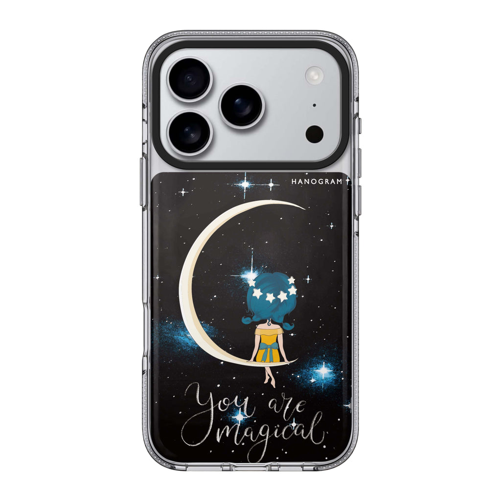 You are magical iPhone 17 Pro Max MagSafe 水晶透明保護殼 文字設計設計 可自訂名字 圖1